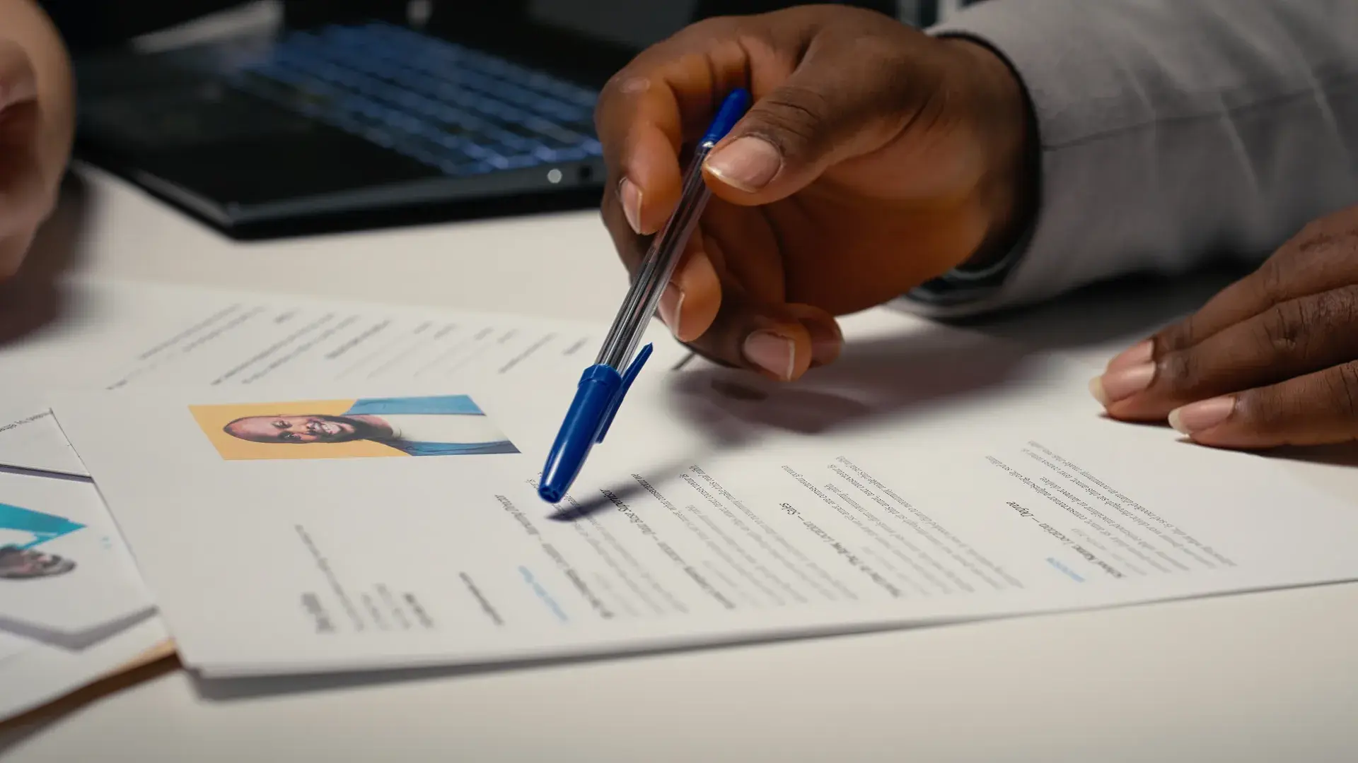 Talent vetting and resume review process