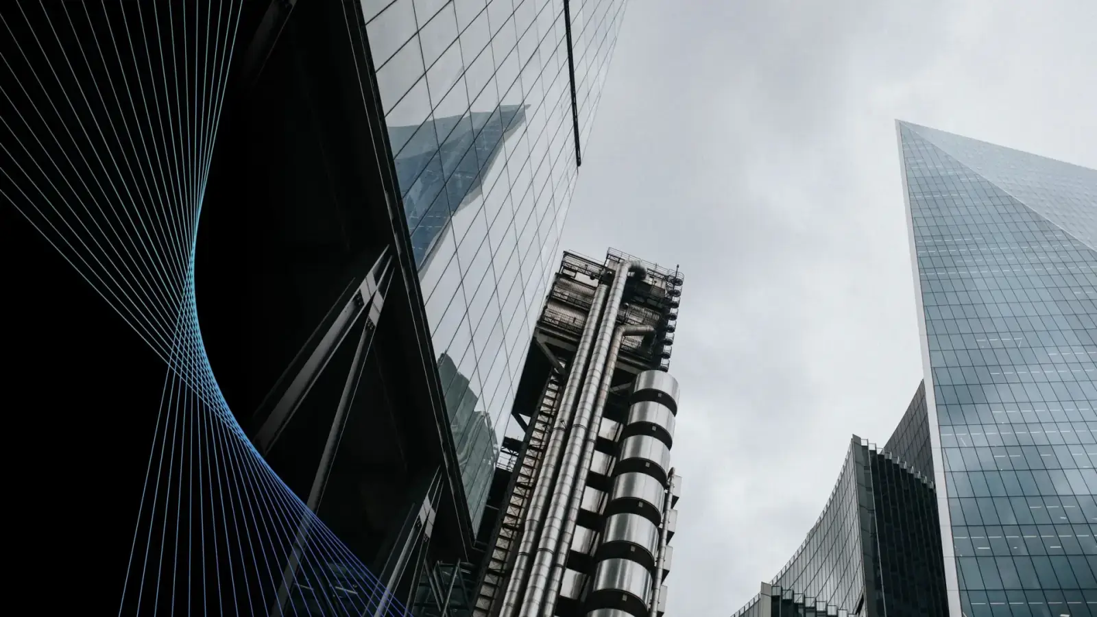 Lloyd's building in London financial district