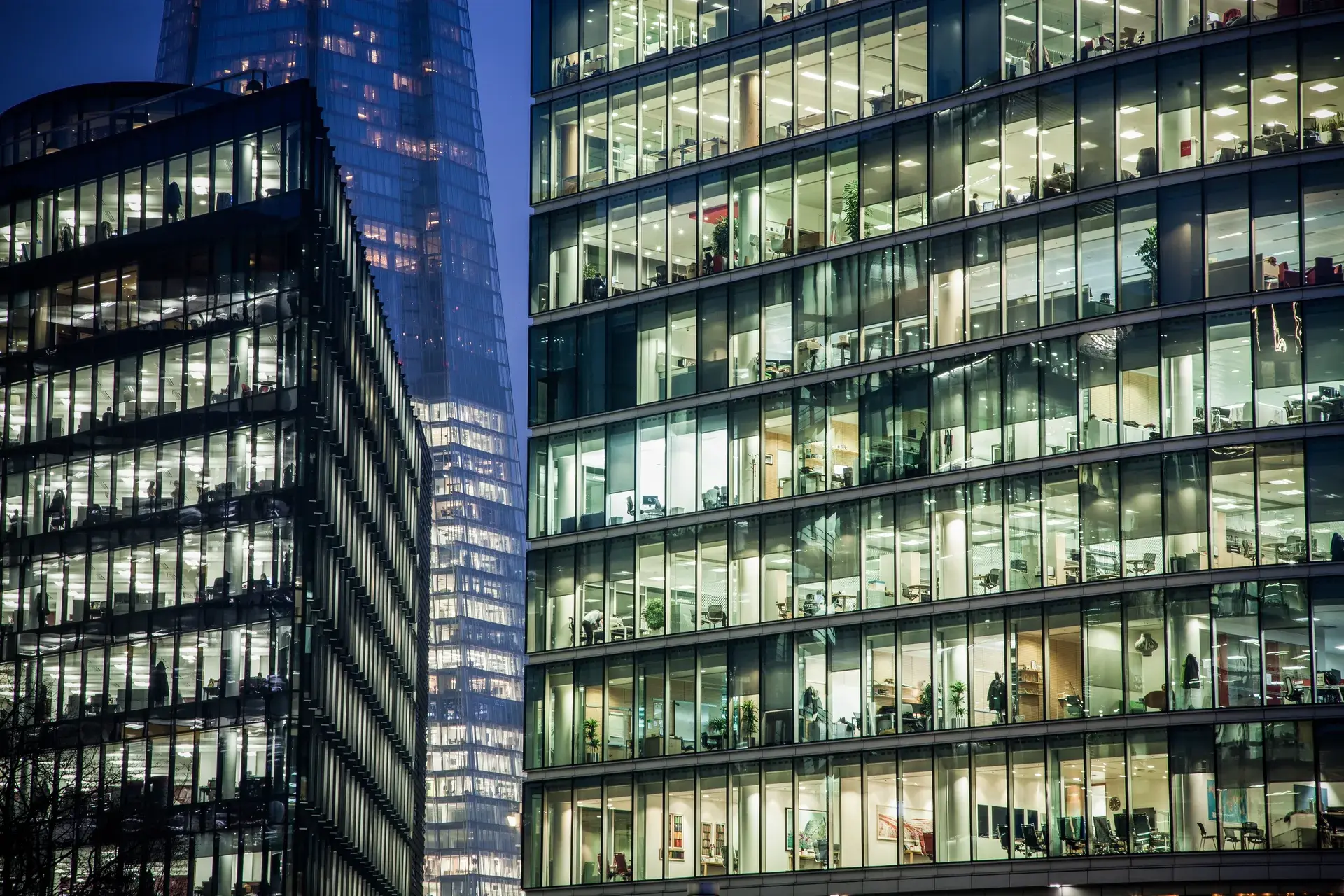 London office building — the cost of running UK operations in-house